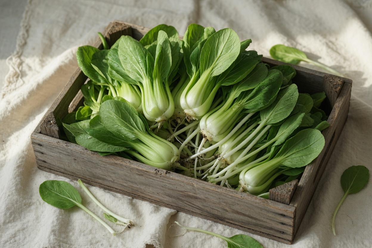 綠禾蔬菜綜合農場全年供應的產銷履歷小白菜
